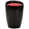 vidaXL Tabouret de rangement Noir et rouge Similicuir