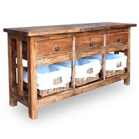 vidaXL Buffet Bois de récupération massif 100x30x50 cm