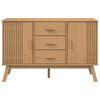 vidaXL Buffet OLDEN marron 114x43x73,5 cm bois massif de pin