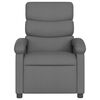 vidaXL Fauteuil inclinable Gris fonc&eacute; Tissu
