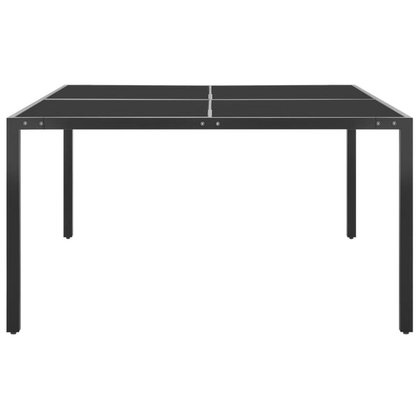 vidaXL Mobilier de salle à manger d'extérieur 9 pc Acier