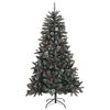 vidaXL Sapin de No&euml;l artificiel avec support Vert 150 cm PVC