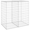vidaXL Mur en gabion avec couvercles Acier galvanisé 100x60x100 cm