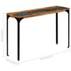vidaXL Table console 120 x 35 x 76 cm Bois de r&eacute;cup&eacute;ration massif
