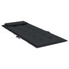 vidaXL Coussins de chaise &agrave; dossier haut lot de 2 noir tissu oxford