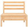 vidaXL Salon de jardin 3 pcs bois massif de pin