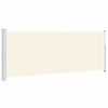 vidaXL Auvent lat&eacute;ral r&eacute;tractable de patio 180x500 cm Cr&egrave;me