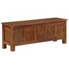 vidaXL Bo&icirc;te de rangement 110x30x40 cm Bois de manguier solide