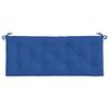 vidaXL Coussin de banc de jardin bleu 120x50x7 cm tissu oxford