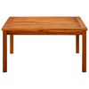 vidaXL Table basse de jardin 85x85x45 cm Bois solide d'acacia