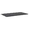 vidaXL Coussin de banc de jardin anthracite tissu oxford