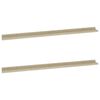 vidaXL Étagères murales 2 pcs chêne sonoma 115x9x3 cm