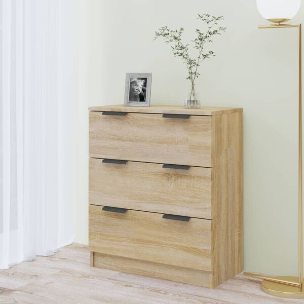 vidaXL Buffet Ch&ecirc;ne sonoma 60x30x70 cm Bois d'ing&eacute;nierie