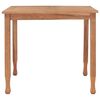 vidaXL Ensemble &agrave; manger de jardin 5 pcs bois de teck solide