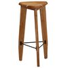 vidaXL Tabourets de bar lot de 2 bois d'acacia massif