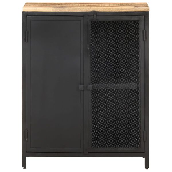 vidaXL Buffet 60x35x78 cm Bois de manguier massif brut
