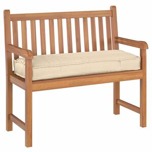 vidaXL Coussin Beige 110 x 40 x 8 cm Tissu Oxford