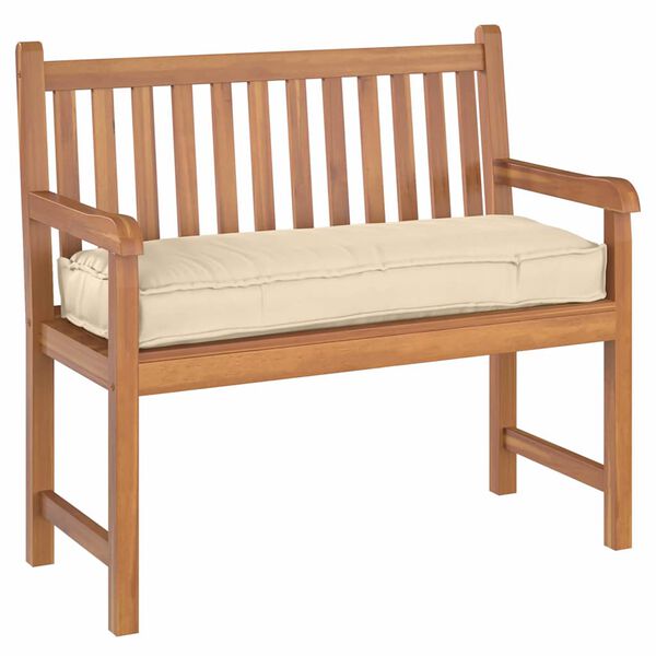 vidaXL Coussin Beige 110 x 40 x 8 cm Tissu Oxford