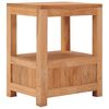 vidaXL Table de chevet 40x30x50 cm bois de teck massif