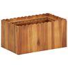 vidaXL Lit sur&eacute;lev&eacute; de jardin 50x30x25 cm Bois massif d'acacia