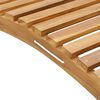 vidaXL Transat Marron 198 x 55 x 58,5 cm Bois de teck massif