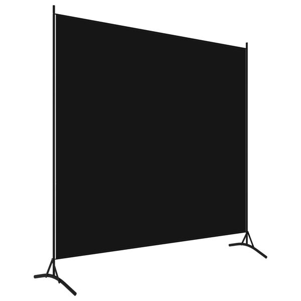 vidaXL Cloison de s&eacute;paration noir 175x180 cm tissu