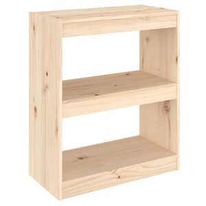 vidaXL Biblioth&egrave;que/S&eacute;parateur de pi&egrave;ce 60x30x71,5 cm Bois de pin