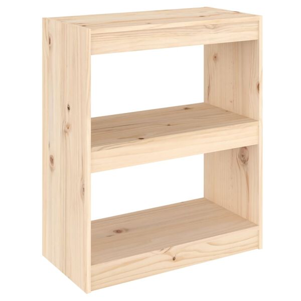 vidaXL Biblioth&egrave;que/S&eacute;parateur de pi&egrave;ce 60x30x71,5 cm Bois de pin