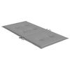 vidaXL Coussins de chaise de jardin &agrave; dossier bas lot de 6 gris