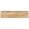 vidaXL Meuble TV 130x30x45 cm Bois de manguier brut