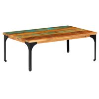 vidaXL Table basse 100x60x35 cm Bois de récupération solide
