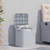 vidaXL Bo&icirc;te de rangement de jardin 90 L Gris clair