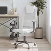 vidaXL Chaise de bureau réglable en hauteur blanc