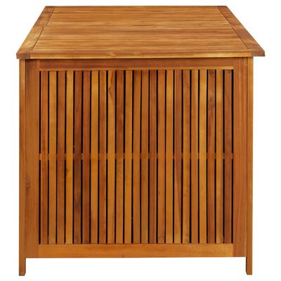 vidaXL Boîte de rangement de jardin 150x80x75 cm Bois d'acacia solide