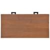 vidaXL Bureau 81x40x75 cm Bois de teck solide
