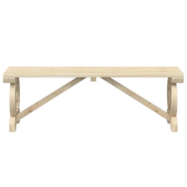 vidaXL Banc de jardin 115 cm bois de sapin massif