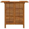 vidaXL Table de bar 110 x 50 x 105 cm Bois d'acacia massif