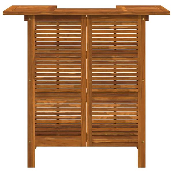 vidaXL Table de bar 110 x 50 x 105 cm Bois d'acacia massif