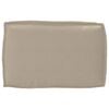 vidaXL Ensemble de coussins 3 pcs Taupe Tissu Oxford