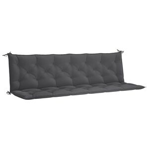 vidaXL Coussin de banc de jardin anthracite tissu oxford