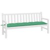 vidaXL Coussin de banc de jardin vert 180x50x7 cm tissu oxford