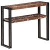 vidaXL Table console 90x30x75 cm Bois de r&eacute;cup&eacute;ration massif