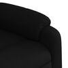 vidaXL Fauteuil inclinable de massage &eacute;lectrique noir tissu