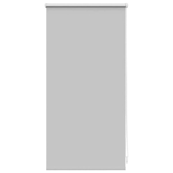 vidaXL Store enrouleur occultant 44,4 x 100 cm, largeur du tissu 40 cm, gris