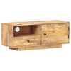 vidaXL Meuble TV 90x30x35 cm Bois massif de manguier