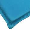 vidaXL Coussin de chaise longue bleu 200x50x3 cm tissu oxford