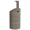 vidaXL Douche d'ext&eacute;rieur gris 100x100x241,5 cm poly rotin bois acacia