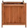 vidaXL Jardinières surélevées 2 pcs 50x50x50 cm Bois de sapin