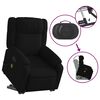 vidaXL Fauteuil inclinable de massage &eacute;lectrique noir tissu
