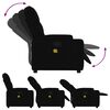 vidaXL Fauteuil de massage inclinable noir tissu